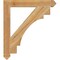 Ekena Millwork Merced Arts & Crafts Rough Sawn Bracket, Western Red Cedar, 4"W x 32"D x 36"H BKT04X32X36MRC03RWR - alternate 4